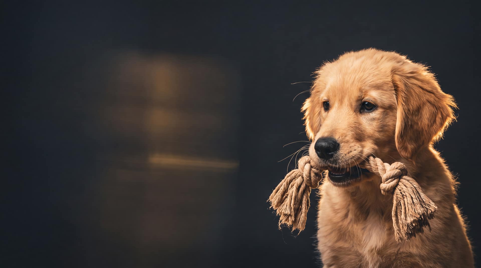Chiot qui mordille